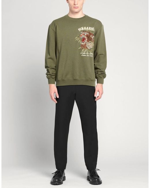 Maharishi Green Sweatshirt Organic Cotton for men