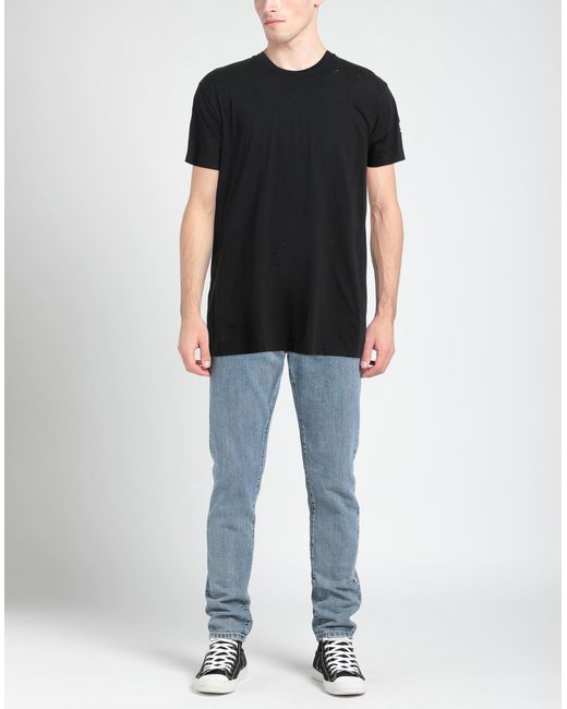 B-used Black T-shirt for men
