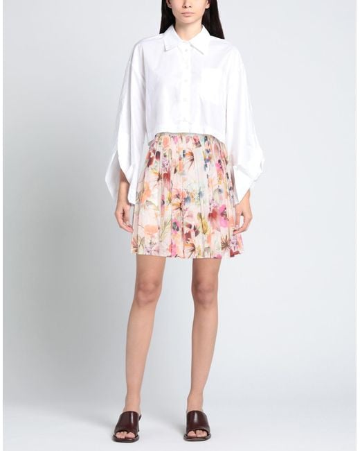 Twenty Easy By Kaos Pink Mini Skirt
