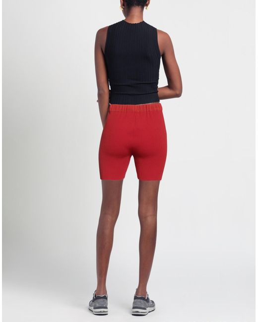 Jacquemus Red Shorts & Bermuda Shorts