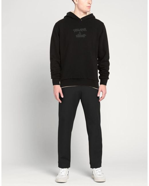 DISCLAIMER Black Sweatshirt for men