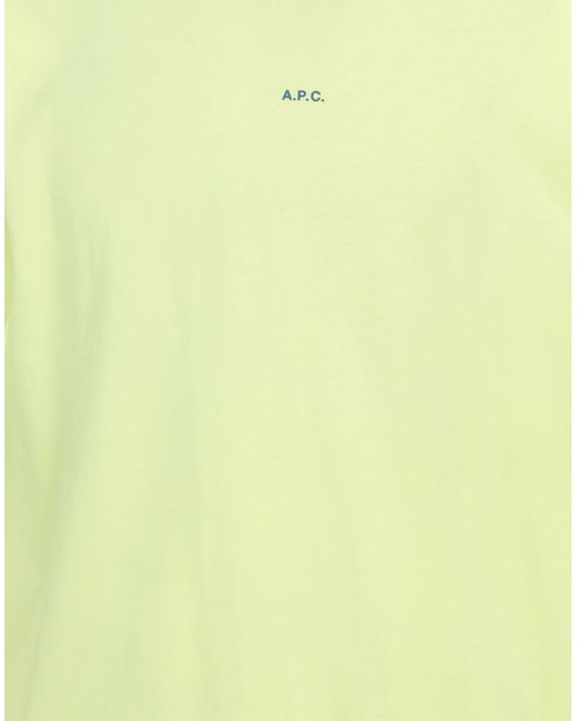 A.P.C. T-shirts in Yellow für Herren