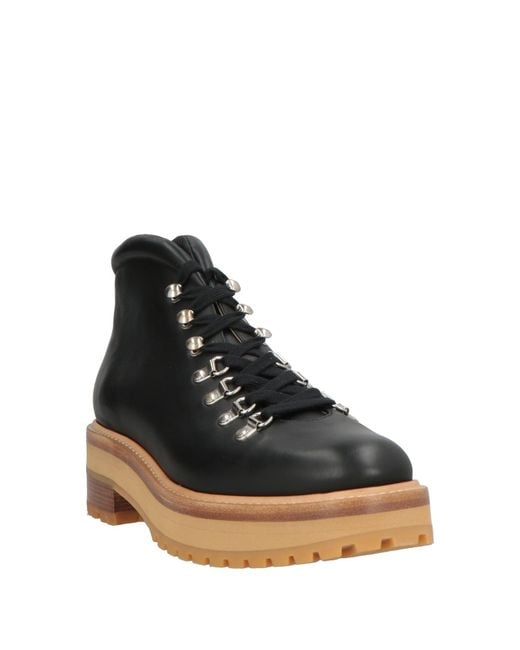 Gabriela Hearst Black Ankle Boots Leather