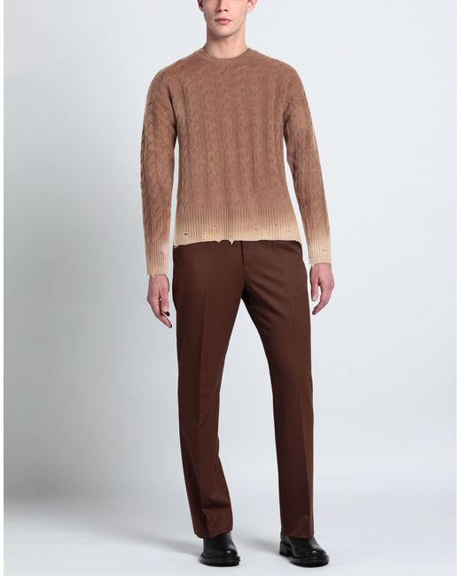 Laneus Brown Jumper for men