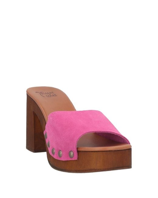 Mare Mare Pink Mules & Clogs