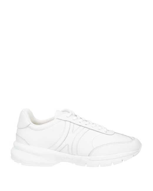 Céline White Sneakers Leather
