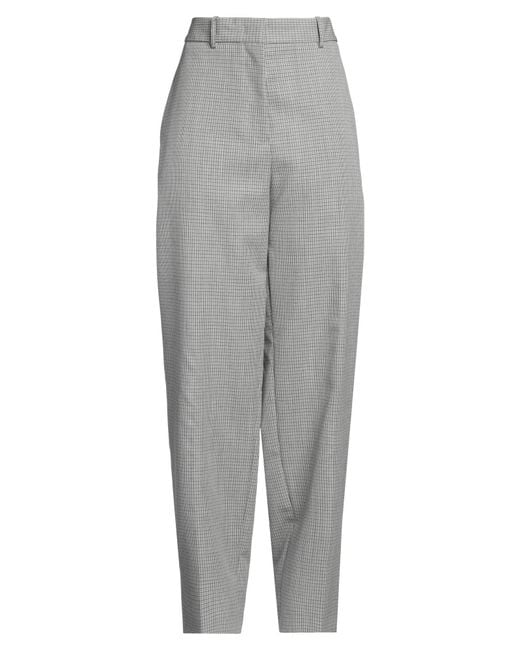 Jil Sander Gray Pants Virgin Wool