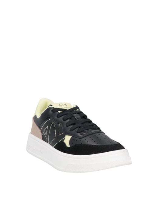 ARMANI EXCHANGE Black Trainers