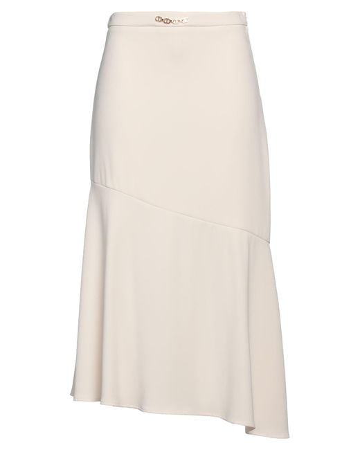 Twinset White Midi Skirt