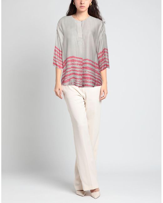 HER SHIRT HER DRESS Gray Top