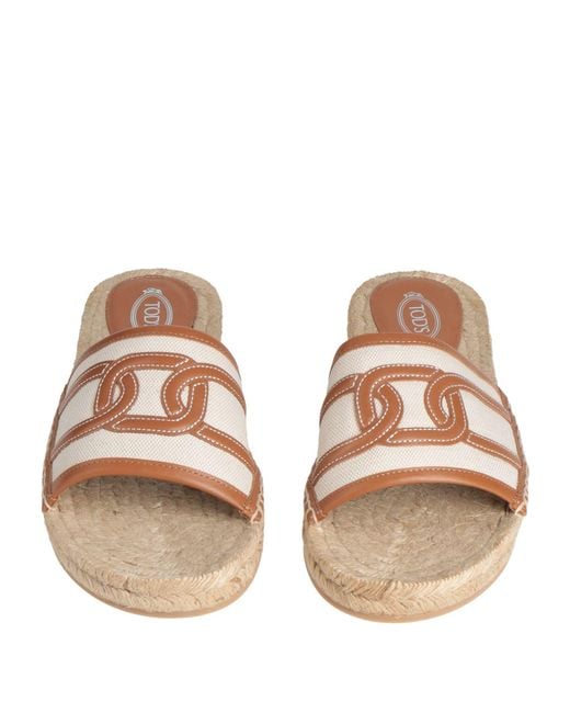 Tod's Brown Espadrilles