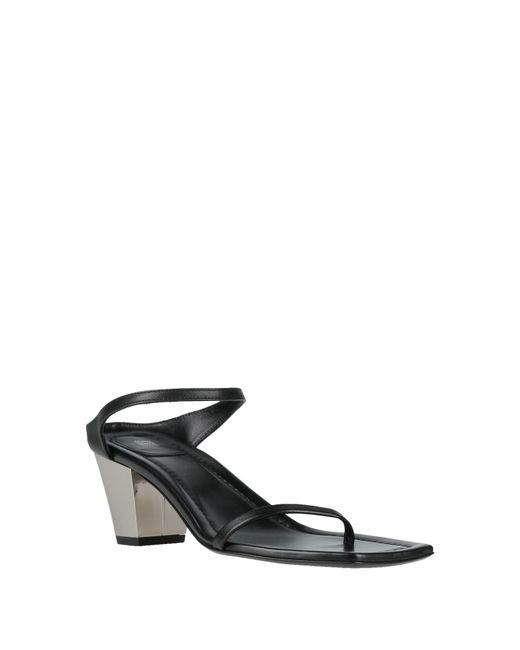 Totême  Black Thong Sandal