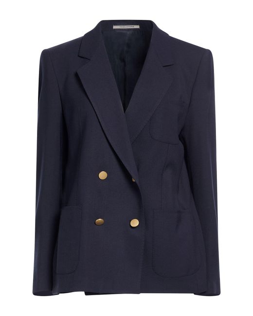 Tagliatore 0205 Blue Midnight Blazer Polyester, Virgin Wool, Elastane