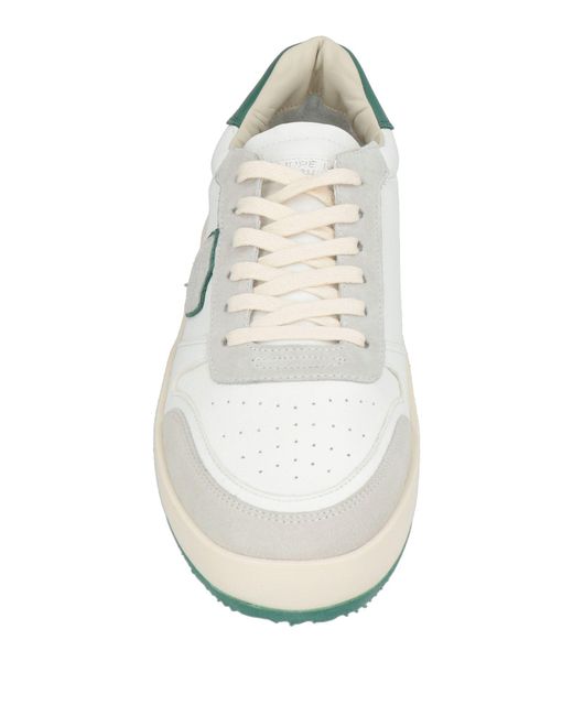 Philippe Model White Sneakers Leather for men