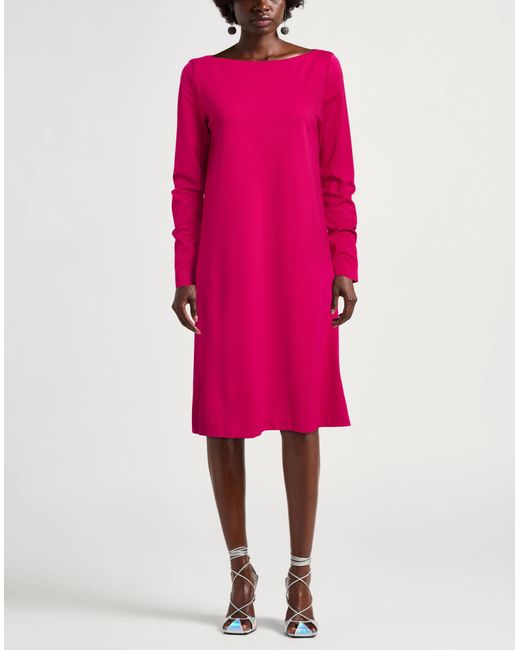 Caliban Pink Mini Dress Viscose, Nylon, Elastane