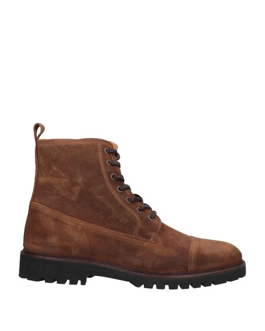 Belstaff Brown Ankle Boots Leather for men