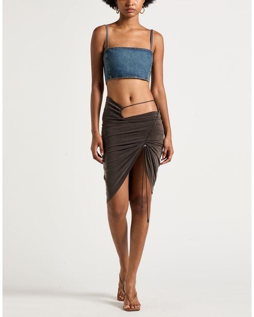 Jacquemus Brown Mini Skirt