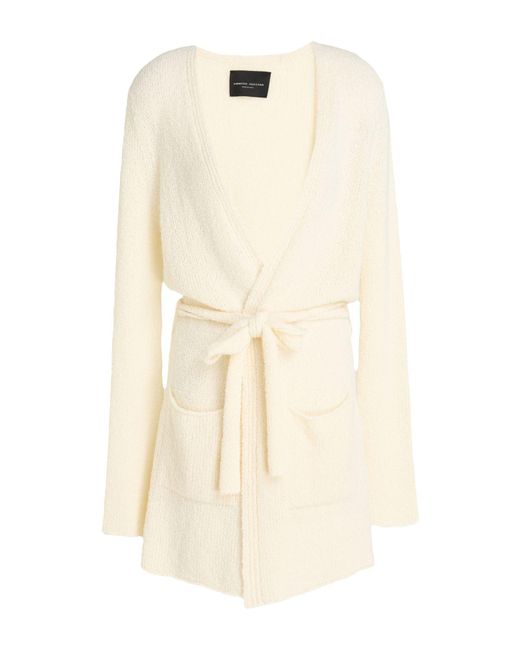 Roberto Collina Natural Cream Cardigan Merino Wool, Silk