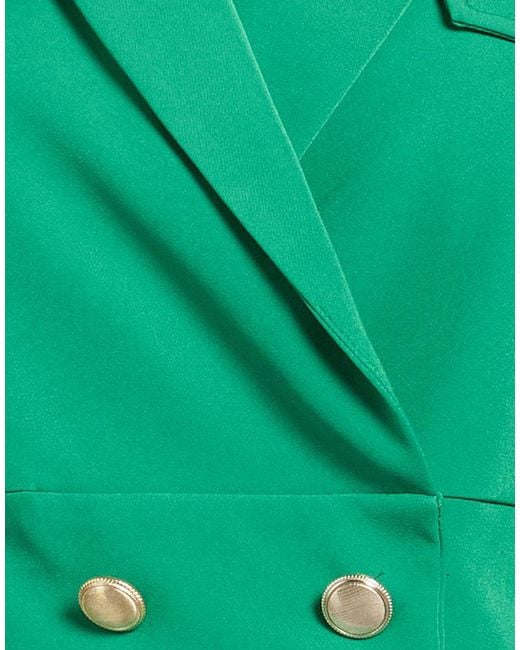 Liu Jo Green Jacket Polyester, Elastane