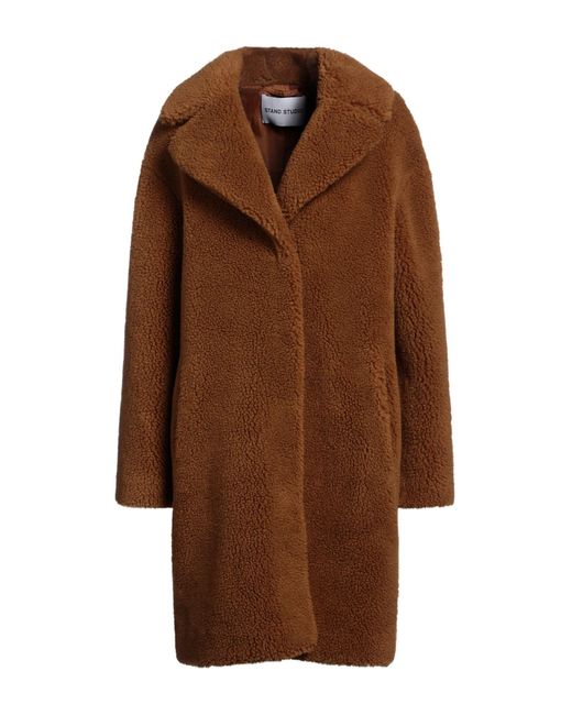 Stand Studio Brown Shearling & Teddy