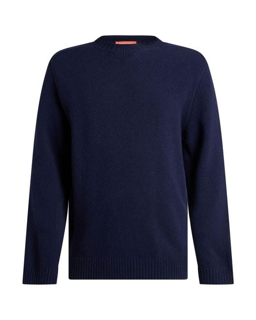 Daniele Fiesoli Blue Sweater Wool, Cashmere for men