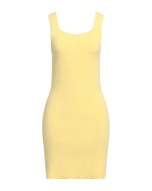 Patou Yellow Mini-Kleid