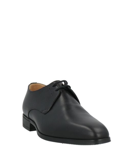 Sutor Mantellassi Black Lace-Up Shoes for men
