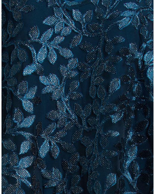 FRANK LYMAN Blue Top Polyester, Nylon, Elastane