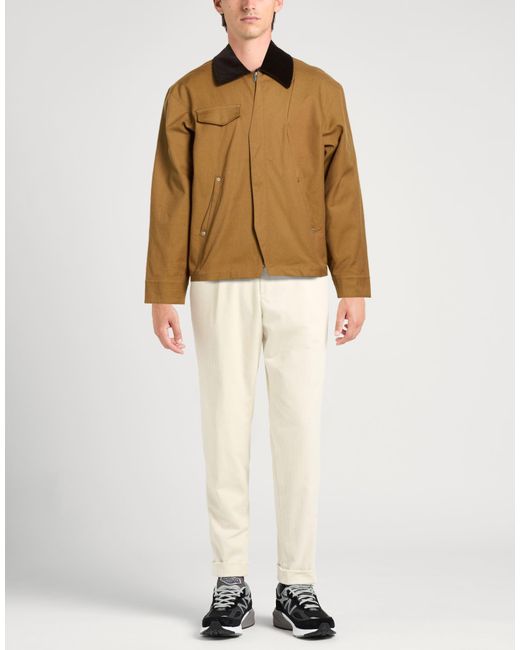 Axel Arigato Brown Camel Jacket Cotton, Elastane for men
