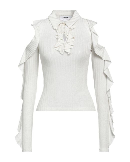 MSGM White Jumper