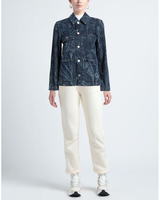 RED Valentino Blue Denim Outerwear