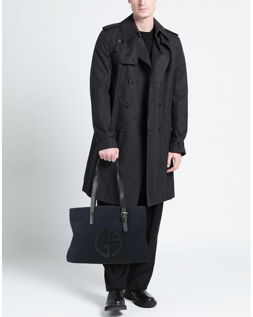 Giorgio Armani Black Shoulder Bag for men