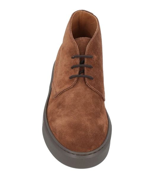 Doucal's Brown Ankle Boots for men