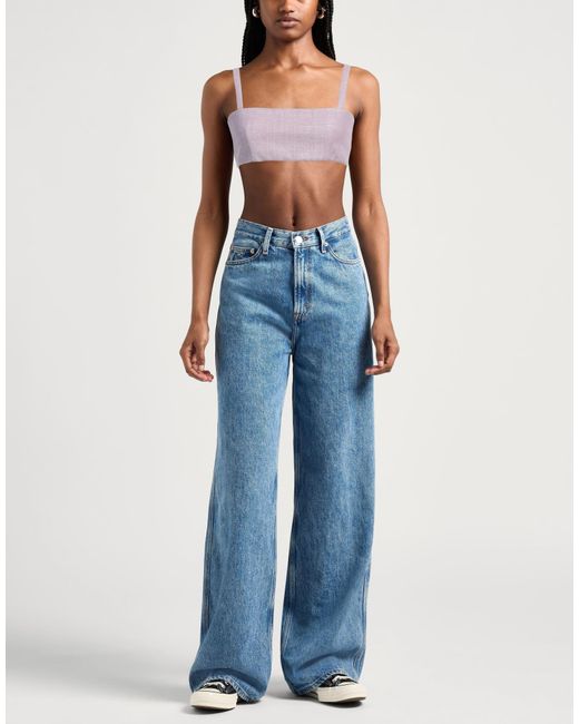 Top MSGM de color Purple