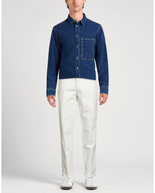 Harmont & Blaine White Pants Cotton, Elastane for men