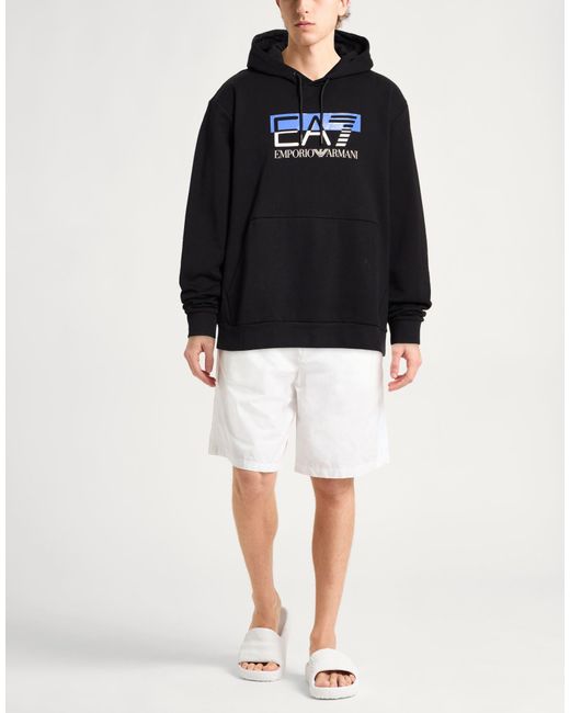 EA7 Black Sweatshirt for men