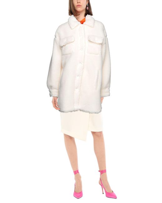 Stand Studio White Shearling & Teddy