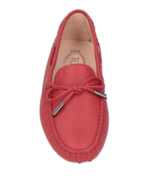 Tod's Red Loafer