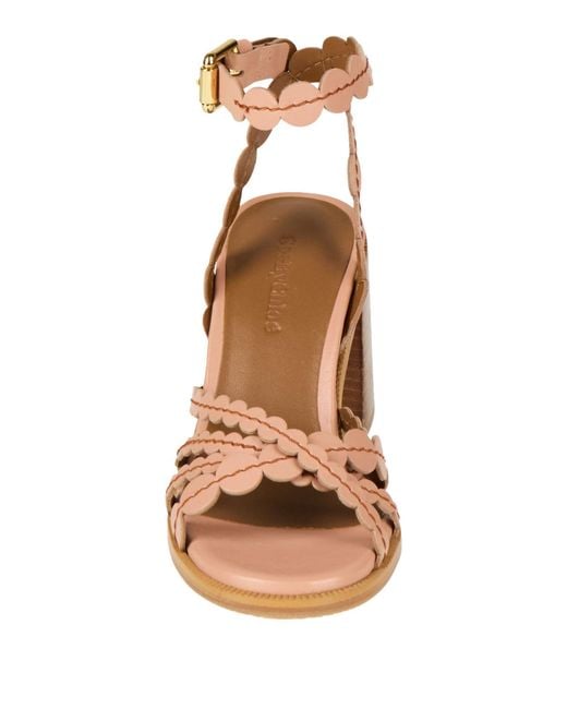 See By Chloé Pink Blush Sandals Calfskin