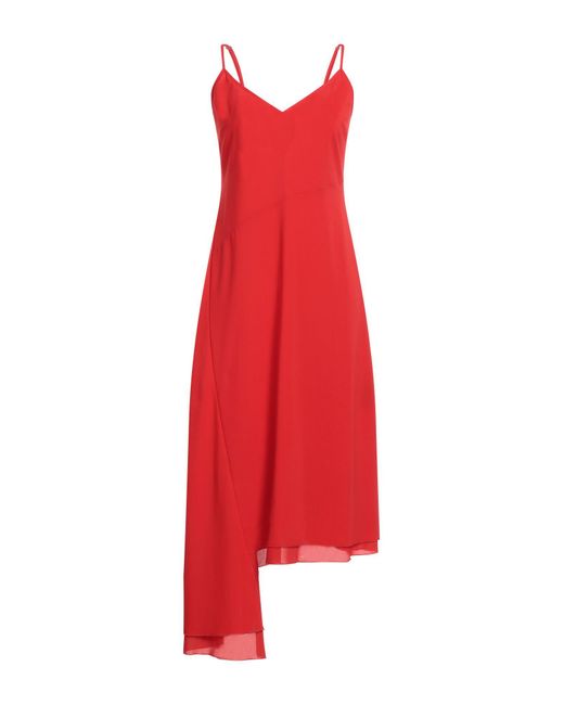Patrizia Pepe Red Midi Dress
