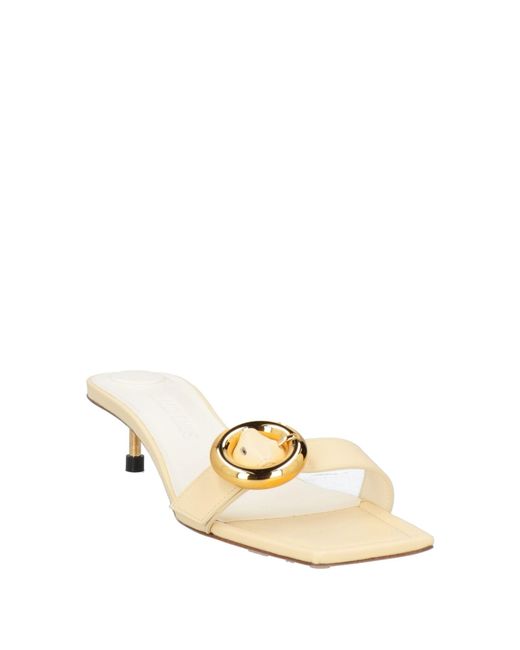 Jacquemus Natural Sandals Leather