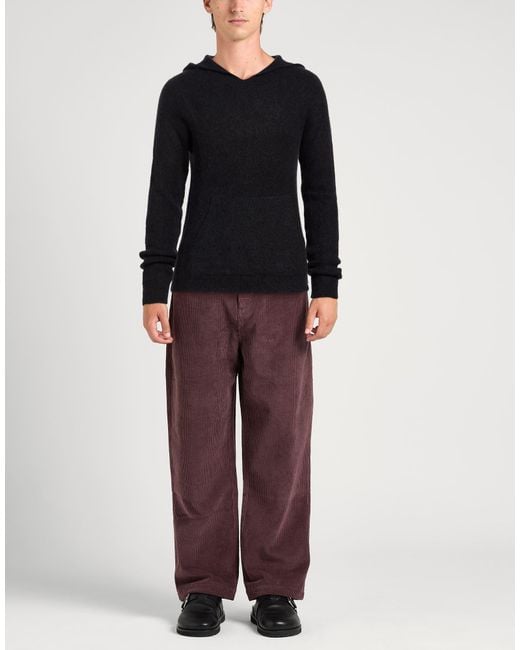 Berna Black Sweater Alpaca Wool, Wool, Polyamide, Acrylic, Elastane for men