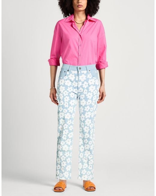 MSGM Blue Jeans Cotton