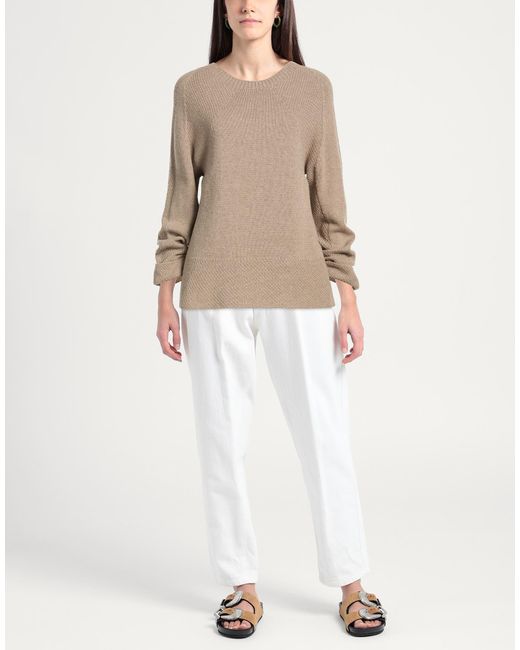 Pullover Alpha Studio de color Natural
