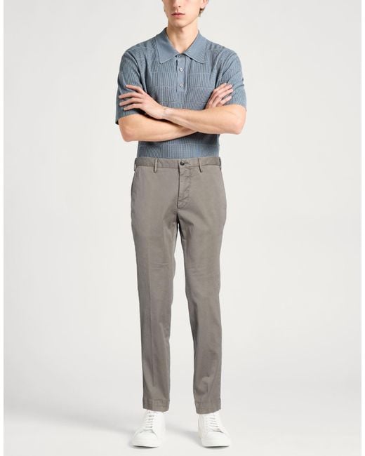 Incotex Gray By Slowear Pants Cotton, Elastane for men
