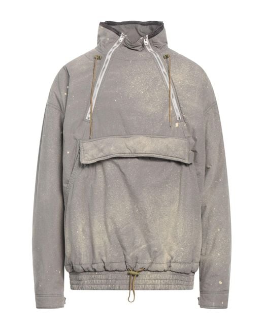 Acne Gray Jacket Cotton, Acetate, Cupro for men