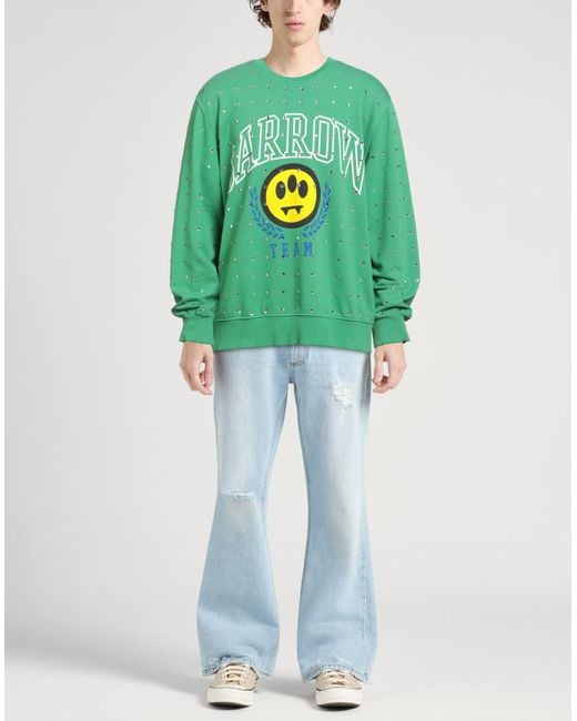 Barrow Green Sweatshirt Cotton for men