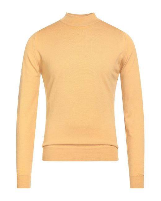 John Smedley Yellow Turtleneck Wool for men