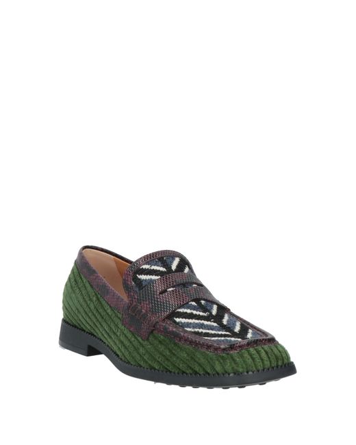 Tod's Green Loafer