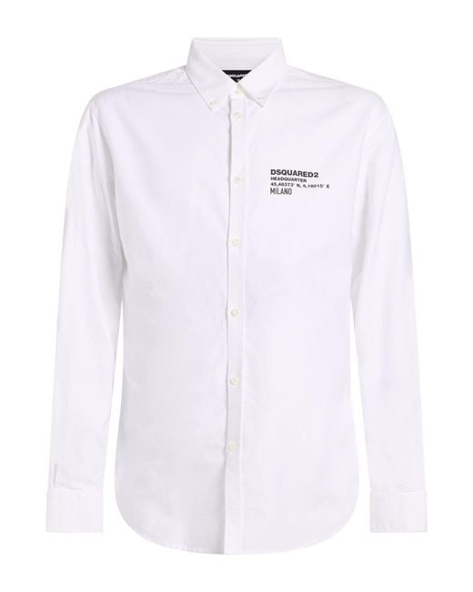 DSquared² White Shirt for men